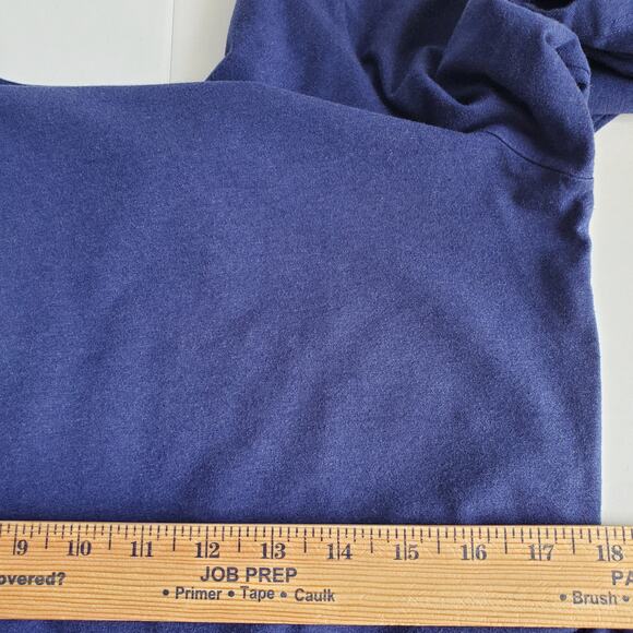 Bryn Walker Bamboo Jersey Knit Dress M Blue Lagenlook Casual Relaxed Minimalist - Picture 10 of 14